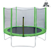 Батут DFC Trampoline Fitness 12ft наружн.сетка, св.зел. (366см)