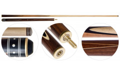 Кий для русского бильярда 2-pc (черный граб, розвуд, груша, граб) в футляре Кий для русского бильярда 2-pc (черный граб, розвуд, груша, граб) в футляре